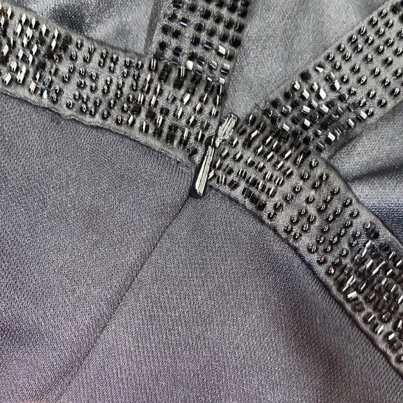 Rimini by show formal black halter maxi dress size 2 - Picture 4 of 8